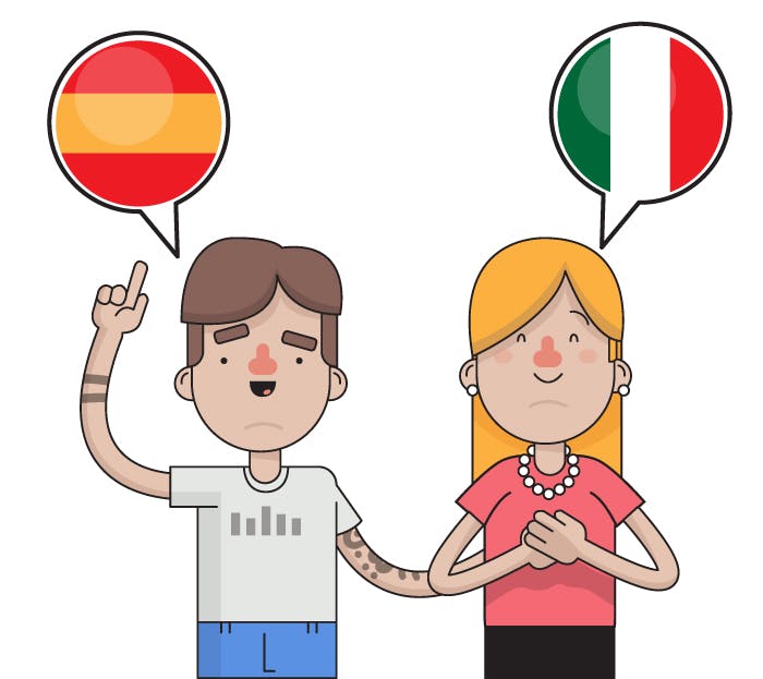 Learning Italian or Spanish: Two Similar and Easy Languages